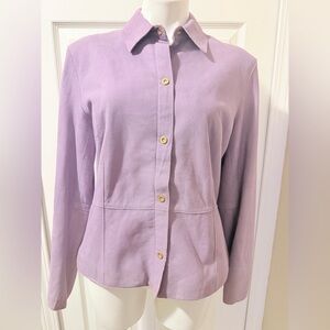 Siena Studio Mauve Suede Jacket, Size L